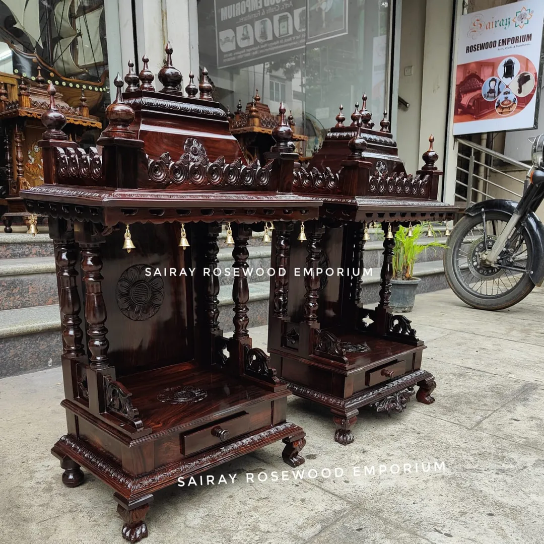 Rosewood Pooja Mandir:
New Pooja Mantaps arrived...