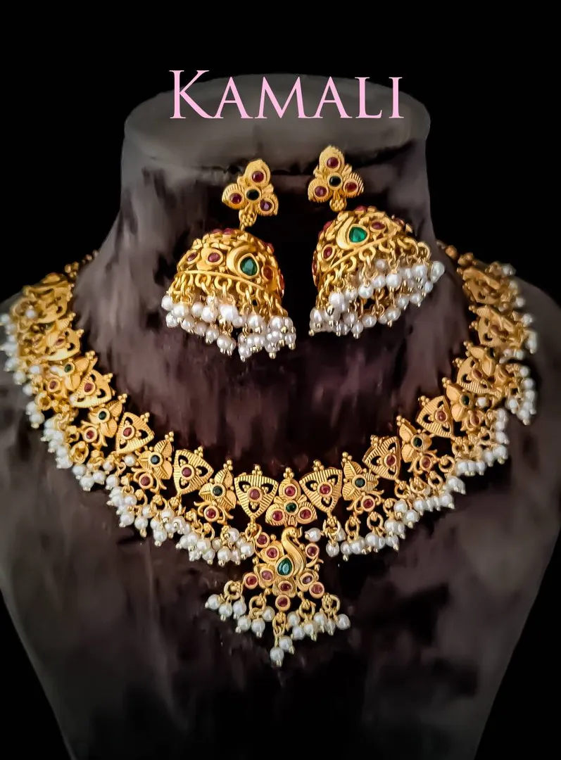 Antique Necklace
Less weight collections
Gold Pl...