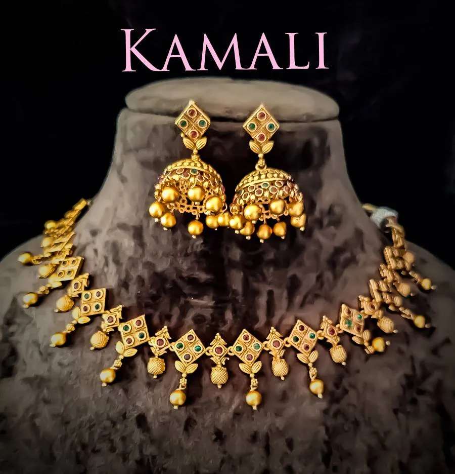 Antique Necklace
Less weight collections
Gold Pl...