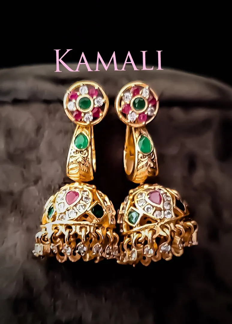 Magarakundalanal
Oxidised Gold Plated Antique Jew...