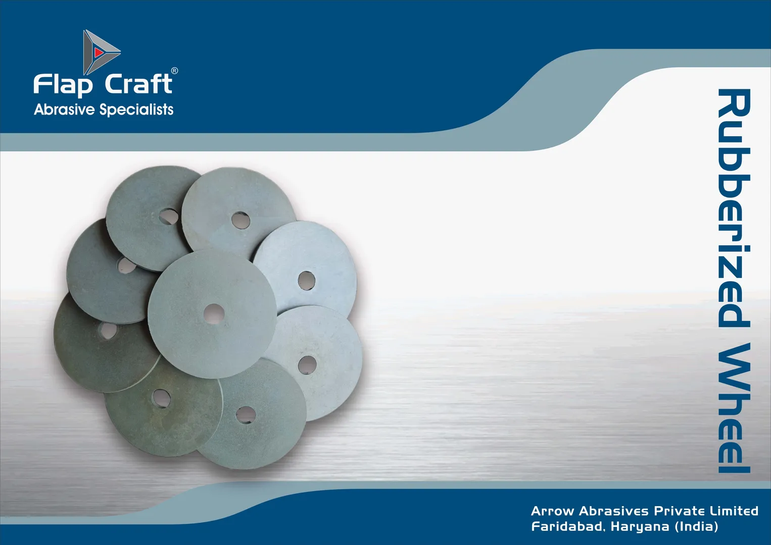 Rubberized Grinding Wheel for Fillet Weld Polisher...