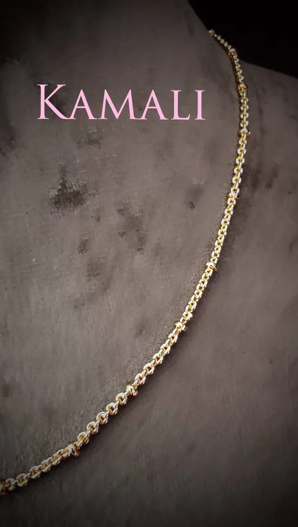 Impon Fancy Chain
18 Inches Short Chain
1gm Gold...