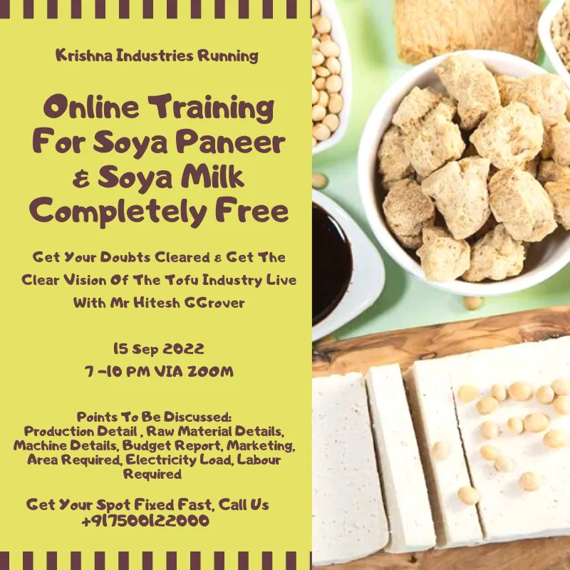 Get Yourself Trained From Soya Industry Expert , F...