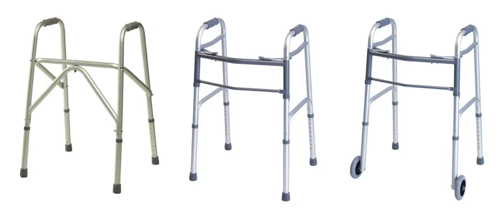 Balanced Frame Folding Walker With Wheels Suitable...