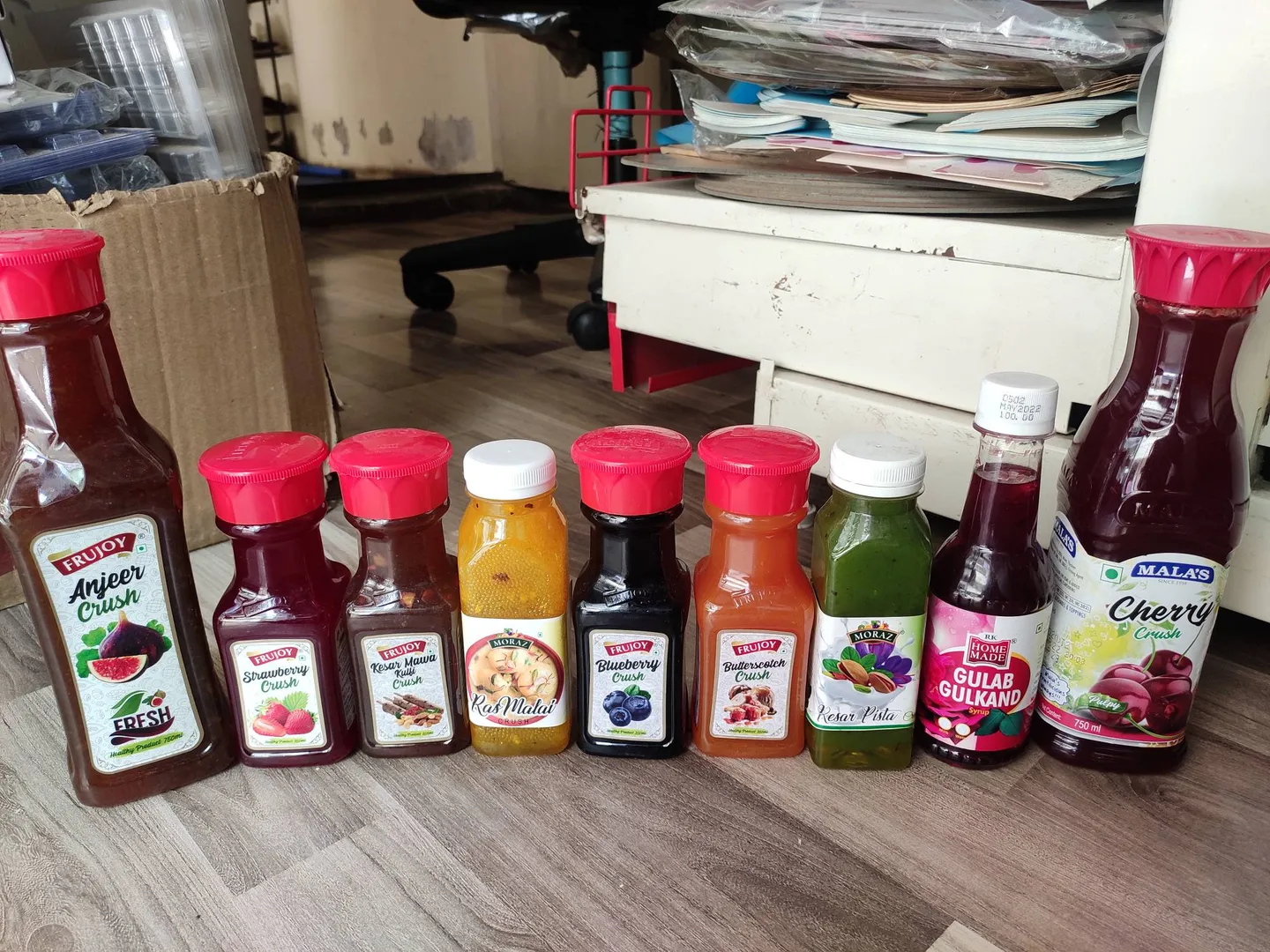 All flavour fruit crush, brand of mala's, Manama, ...
