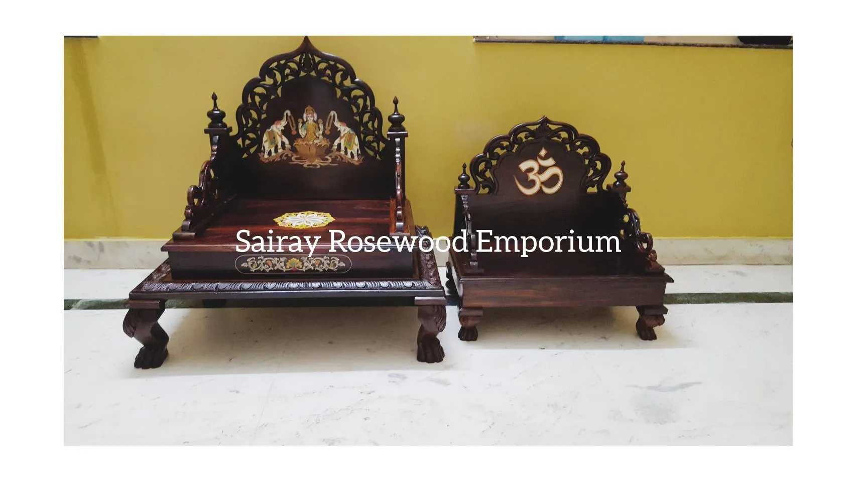 Rosewood Pooja Mandasana
Available in Different S...