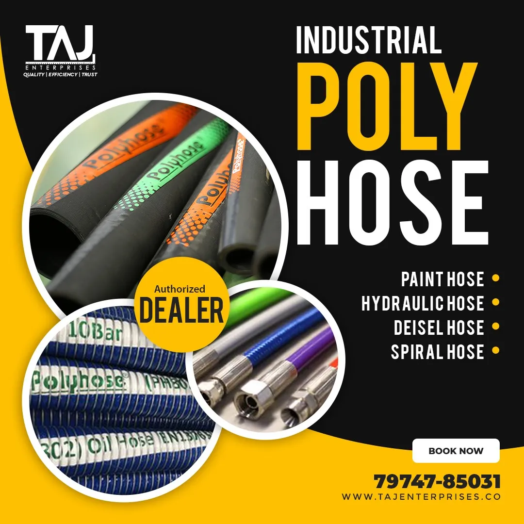 TAJ ENTERPRISES
#HYDRAULICHOSE #HOSEPIPE
Hydraulic...