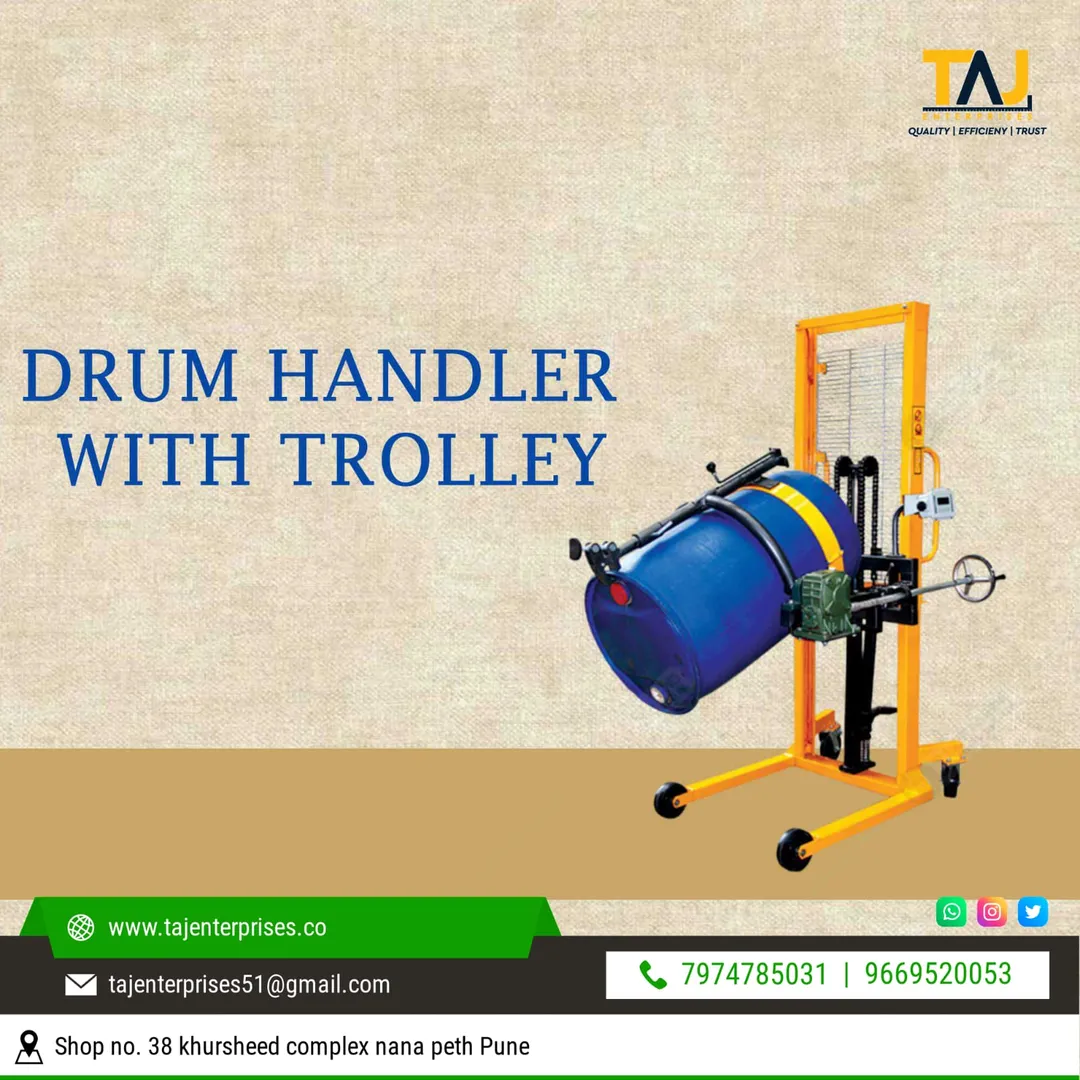 #TAJENTERPRISES
#TROLLEY #DRUMHOLDER #CRANE #HEAVY...