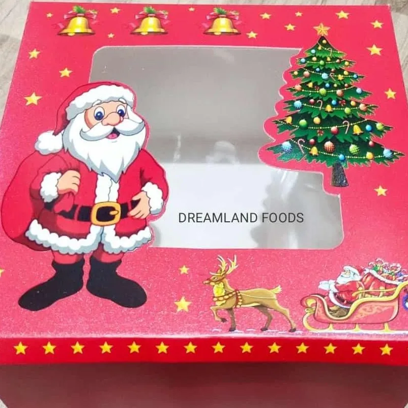 Christmas special, cake box, with window heavy dut...