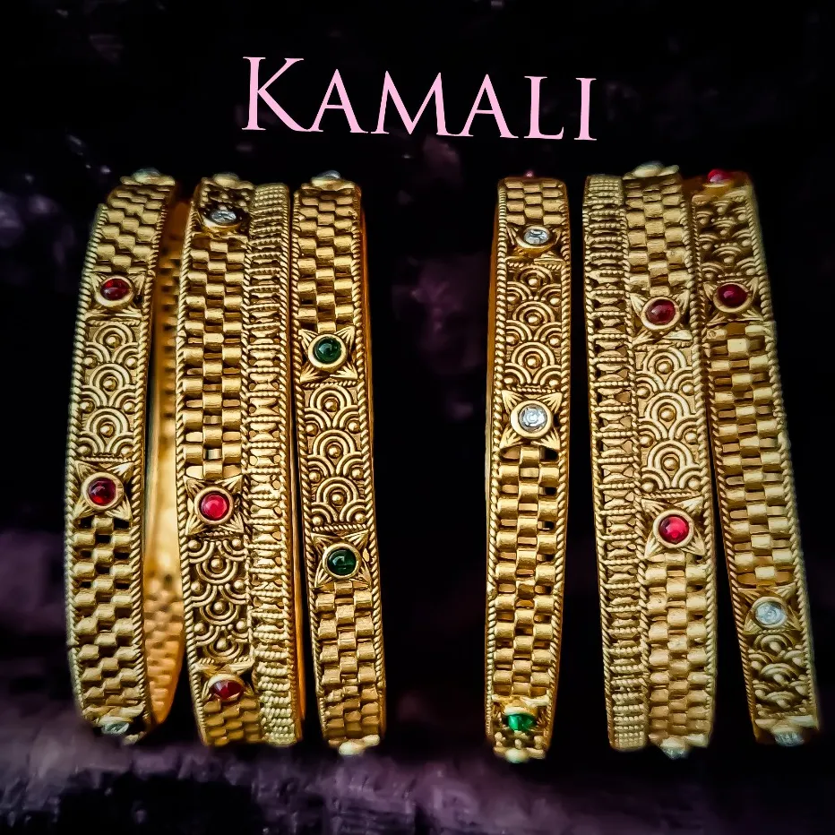 Antique Bangles set
Bridal Jewellery Set
For fu...