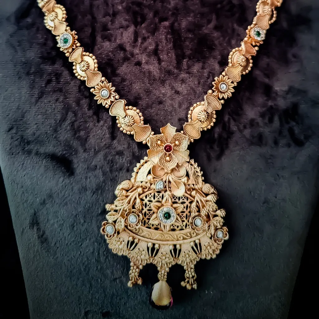 Antique Mini Haram
Semi Antique Jewellery
For fu...