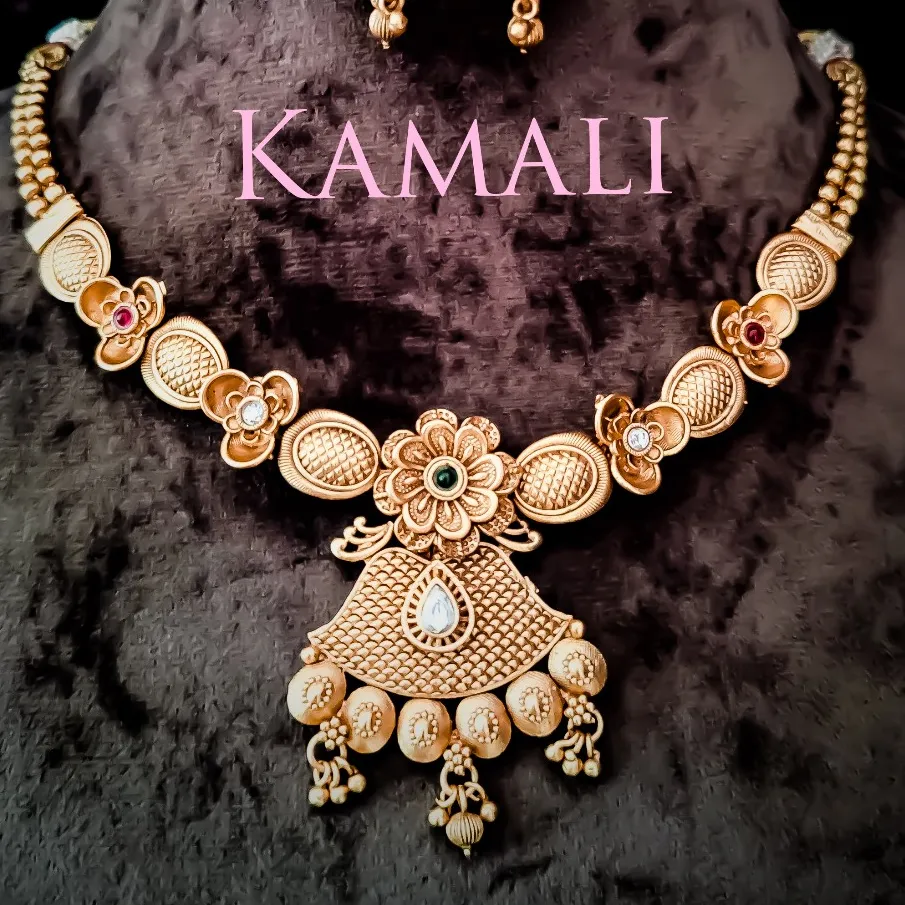 Semi Antique Necklace Set for Women
Kamali Radian...