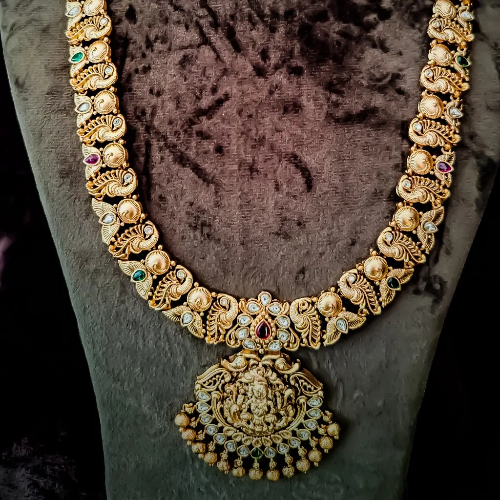 Antique Lakshmi Necklace set for Women - Artificia...