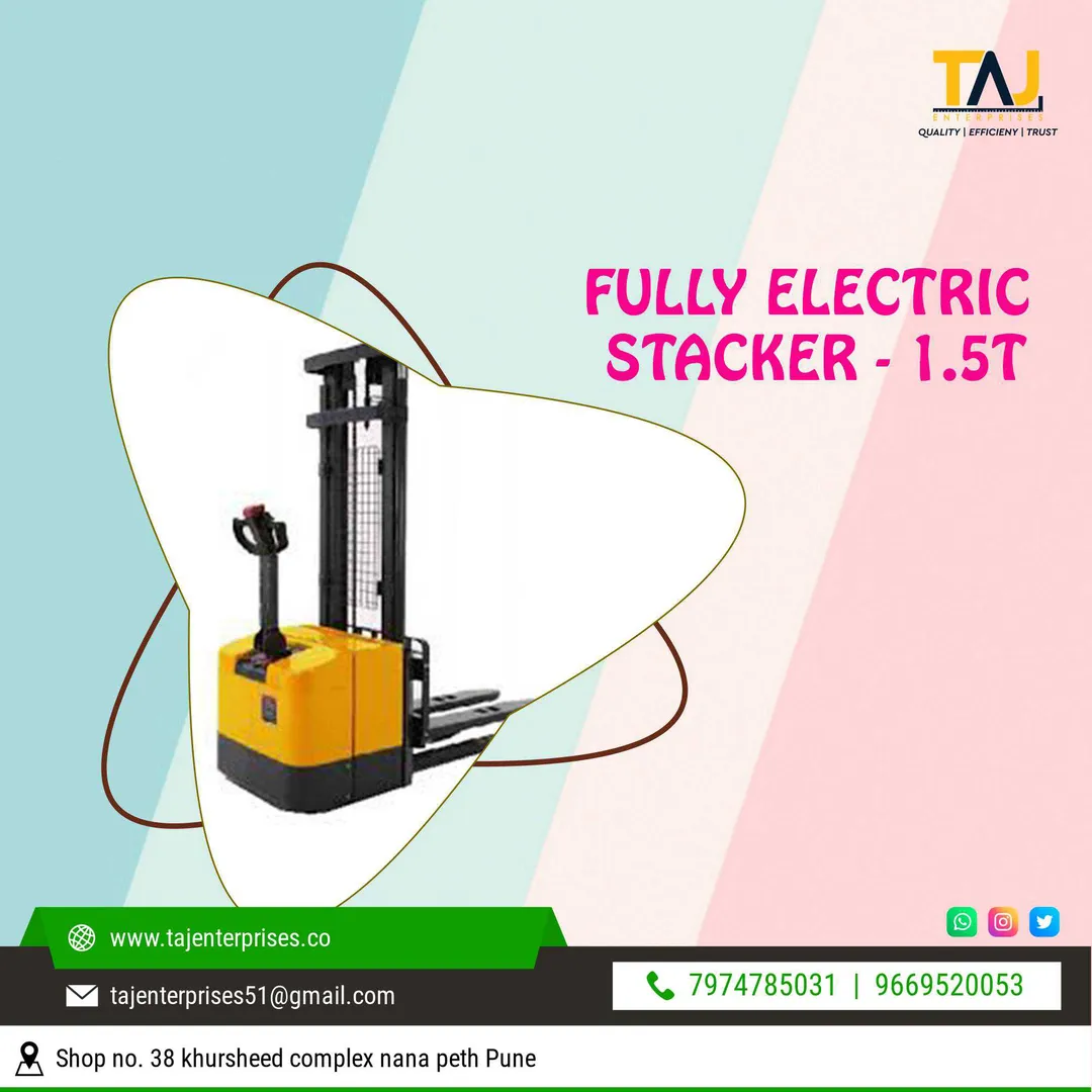 #TAJENTERPRISES
#electricstacker #pallettruck #man...