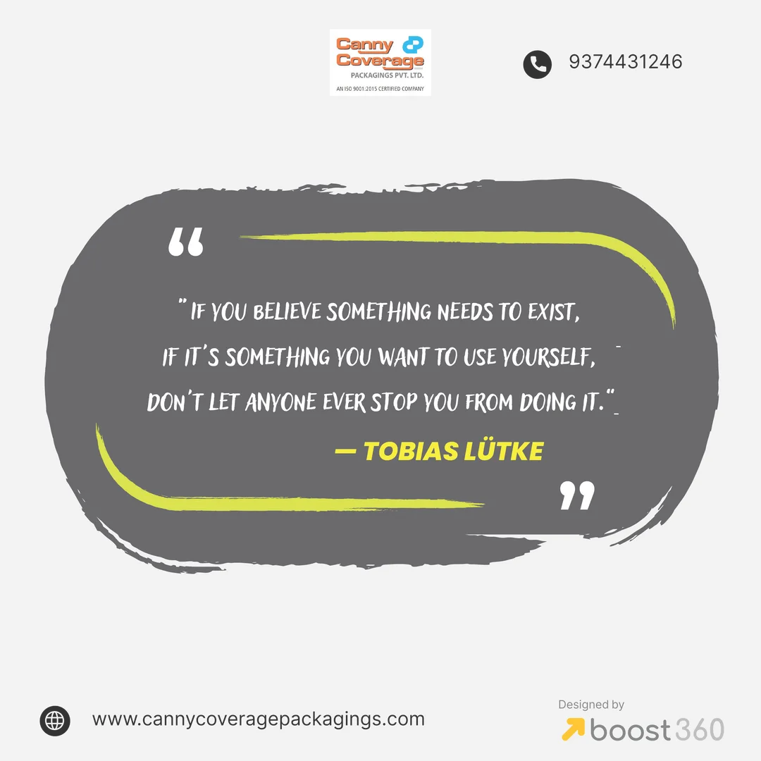 “ If you believe something needs to exist, if it's...
