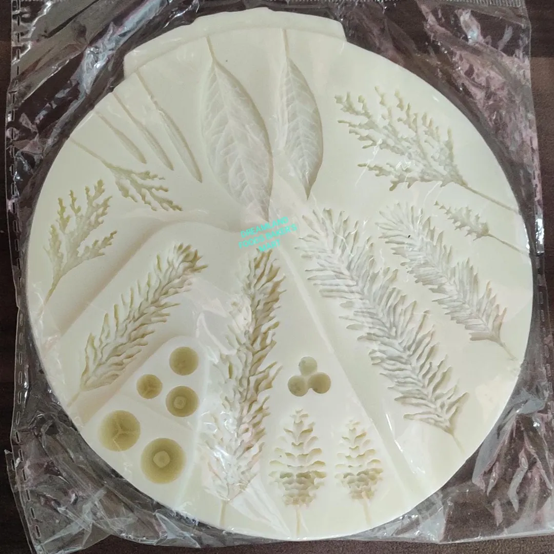 all in one leaf mould , fondant mould #cakerawmate...