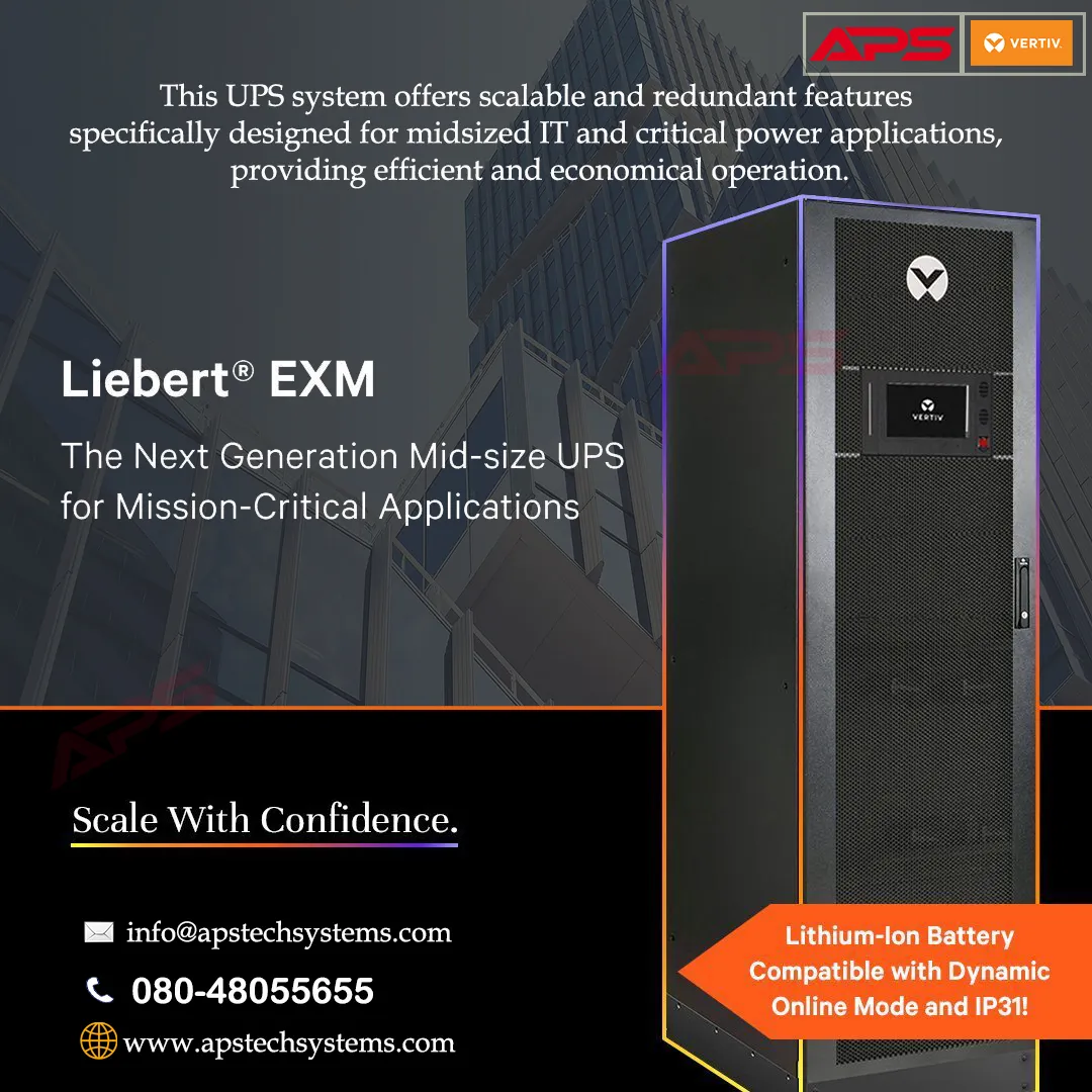 Liebert EXM UPS
Helps you Create the Intelligent E...