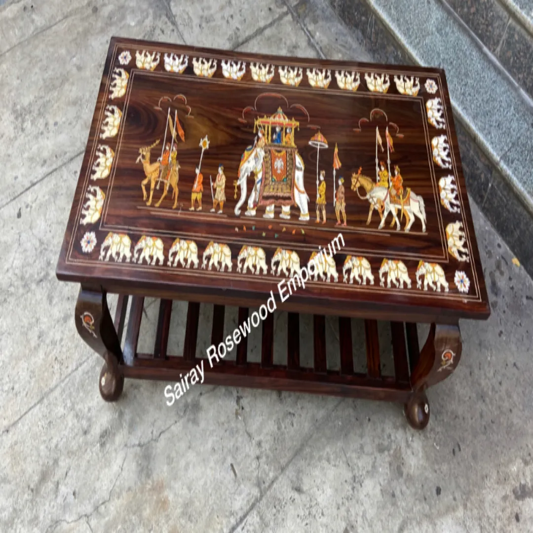Rosewood Centre table:
Handmade Rosewood Dasara...