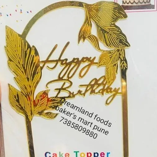 acrylics toppers #acryalictoppers #happybirthdayto...
