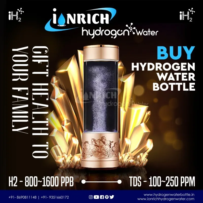 Ionrich hydrogen water
Hydrogen water benefits
Ion...