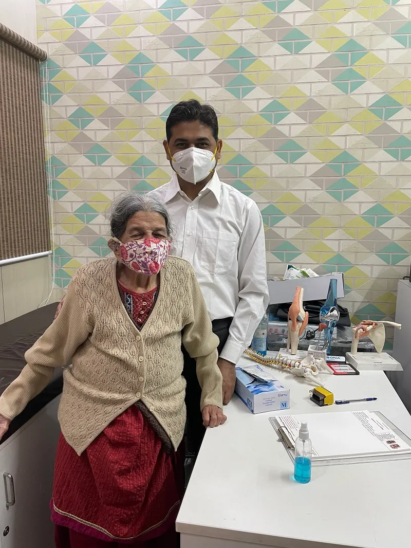 92 years old lady from Noida,underwent successfull...