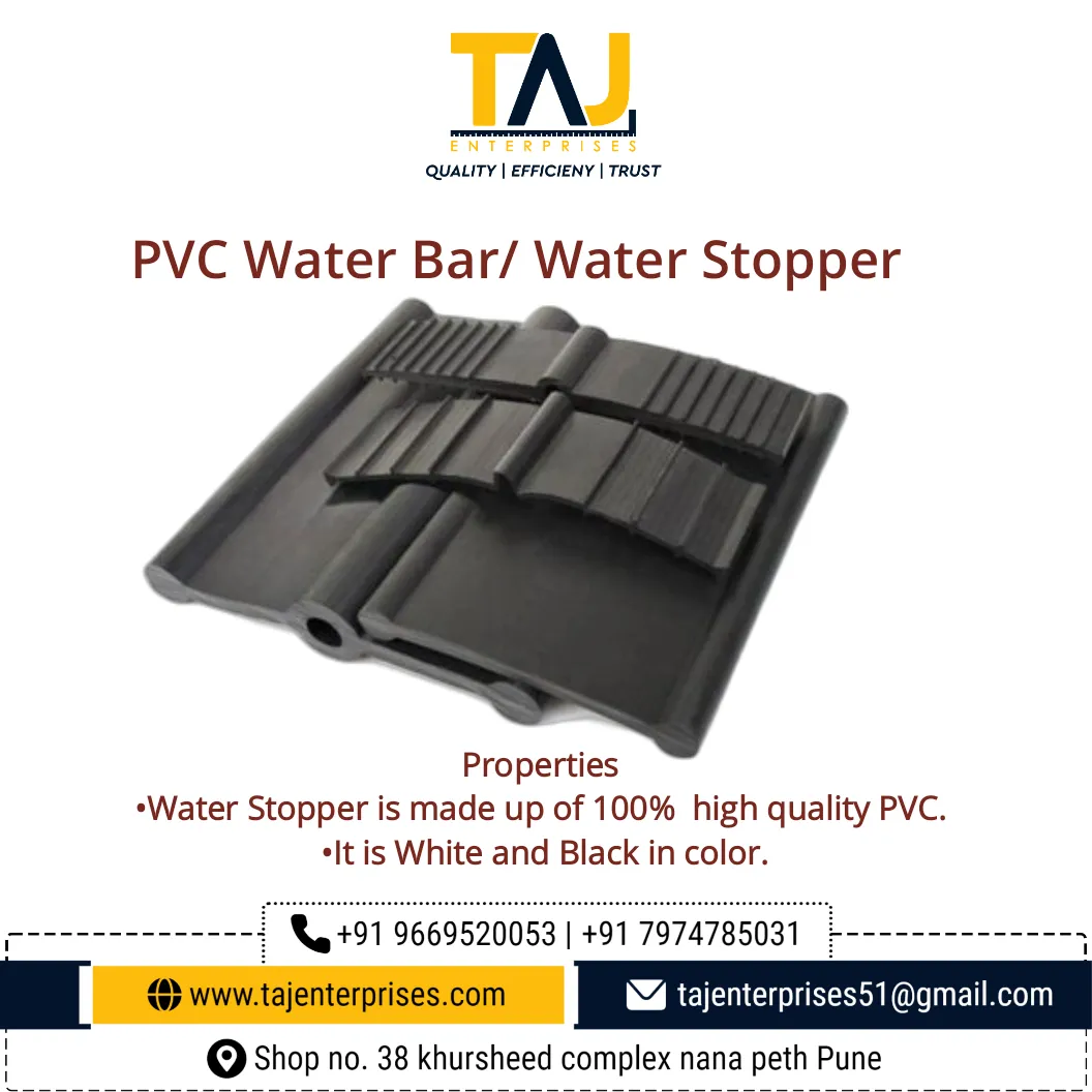 #TAJENTERPRISES
PVC Water Bar/ Water Stopper #pvc...