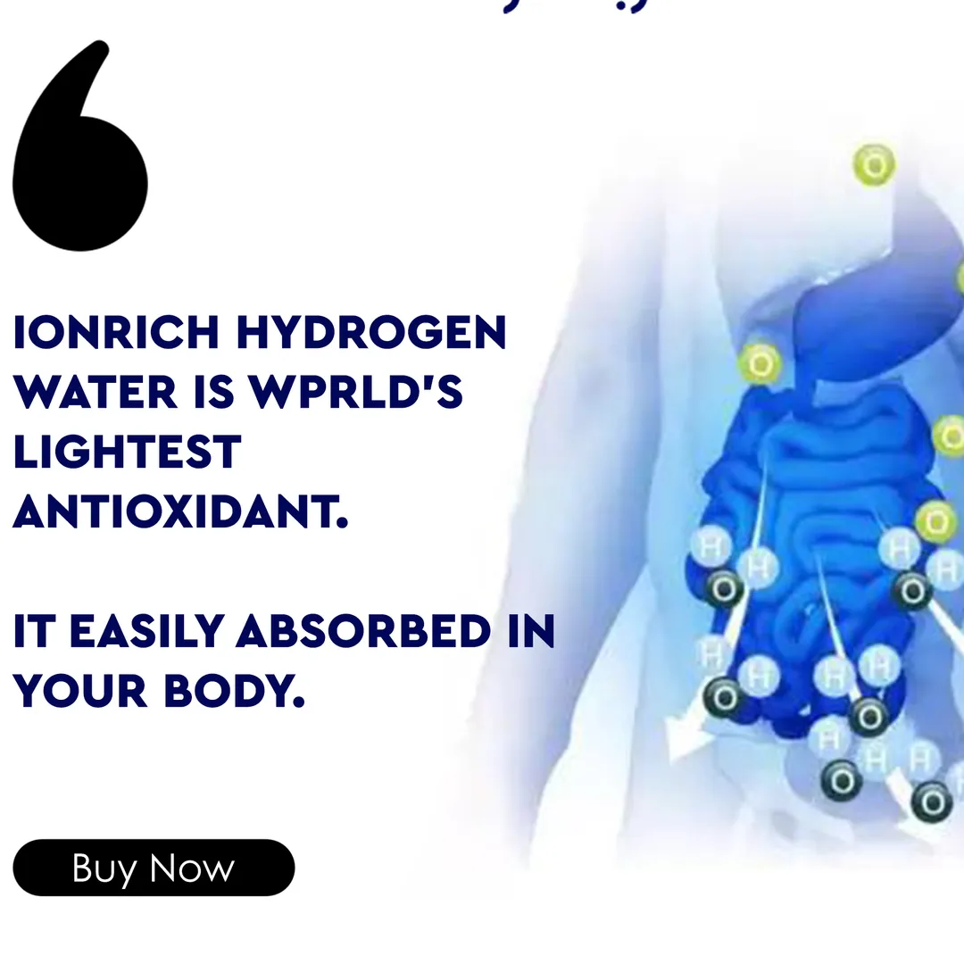 Hydrogen water benefits in diabetes
Antioxidant: ...
