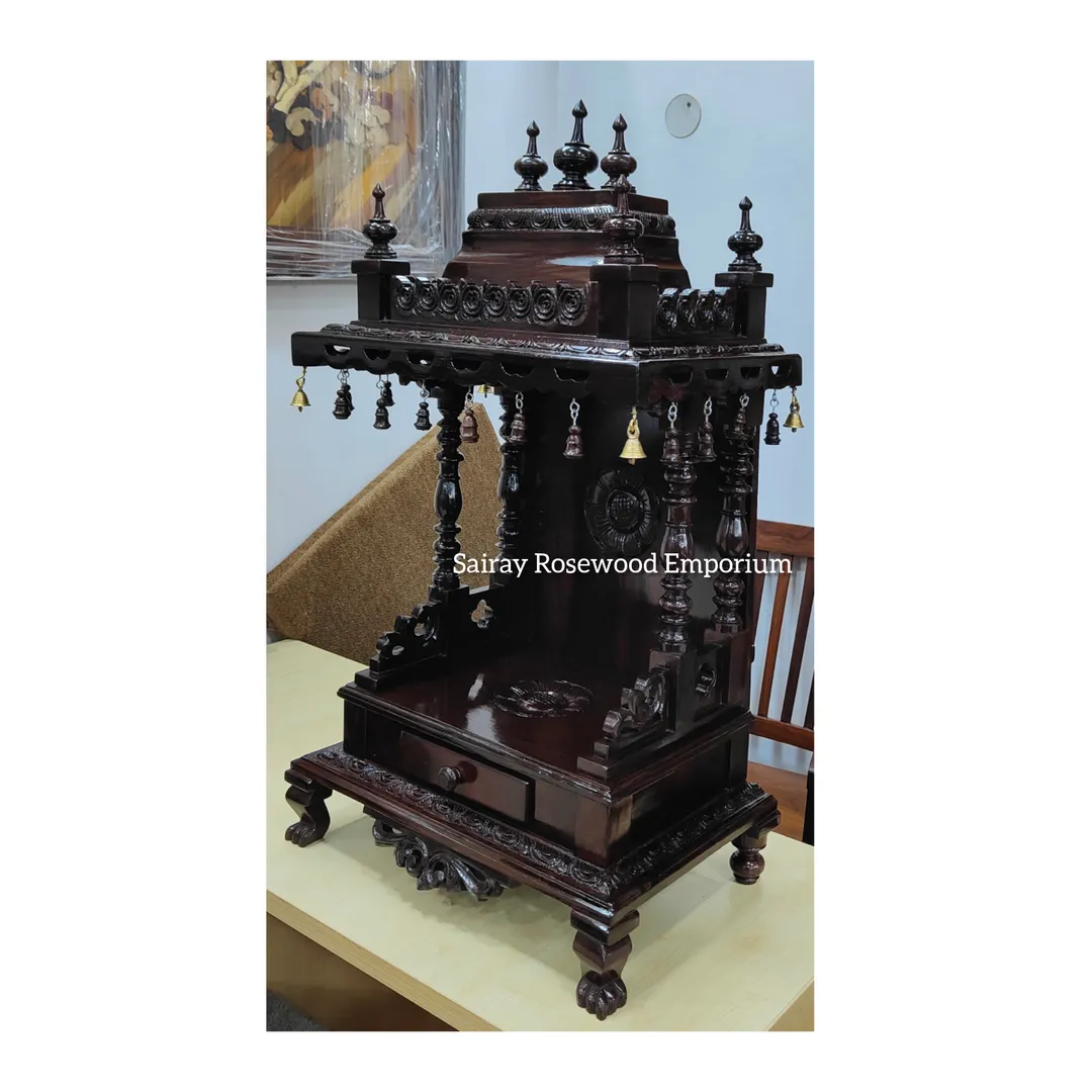Rosewood Pooja mantap
Depth 12"
width 18"
heigh...
