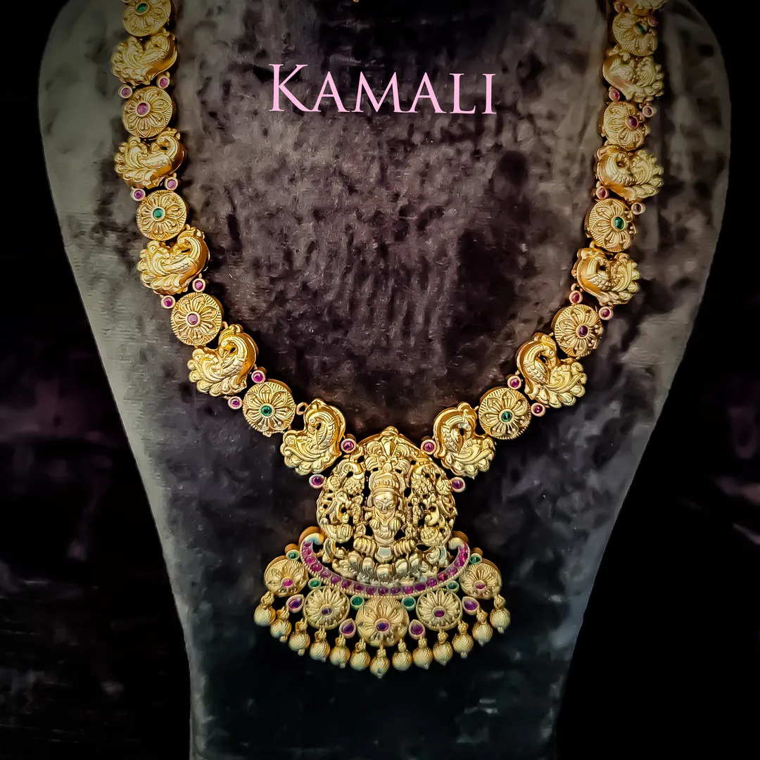 Nagas Lakshmi Haram
Artificial Gold Plated Antiqu...