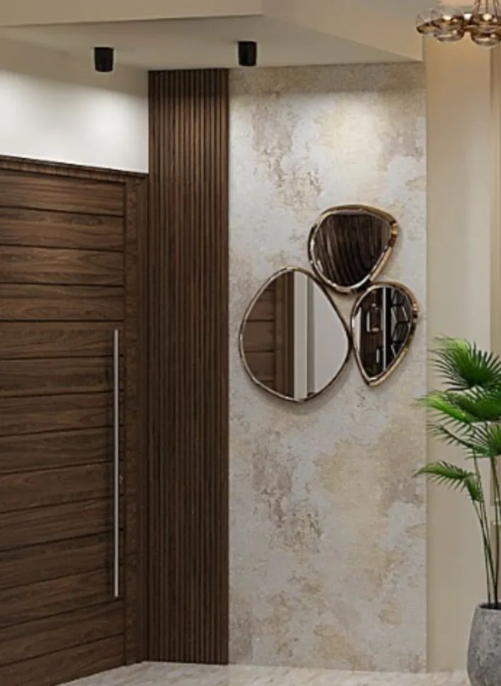 Interior wall panel design
Louver pvc panel used f...