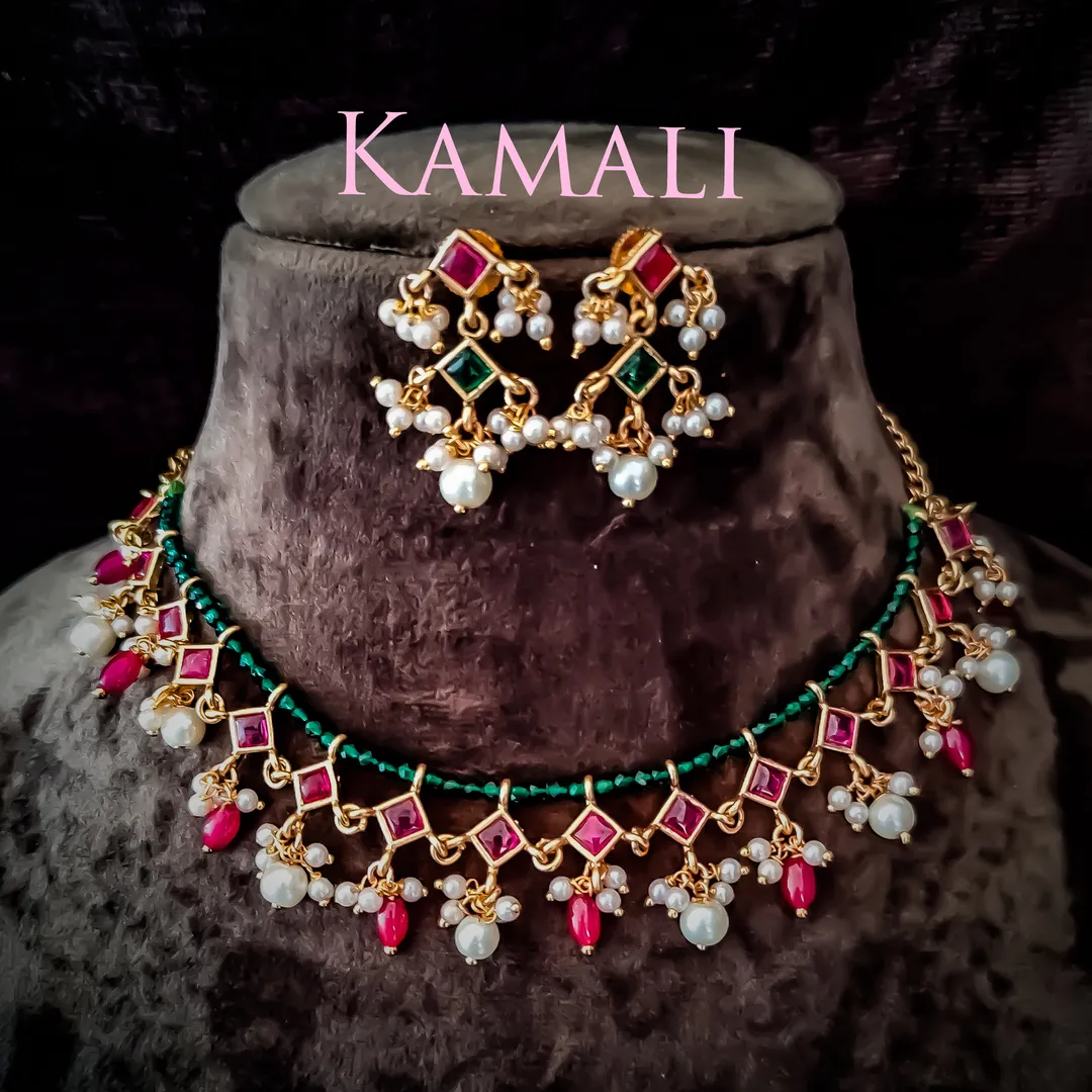 Gutta Poosal Necklace set
Antique Finished jewelr...
