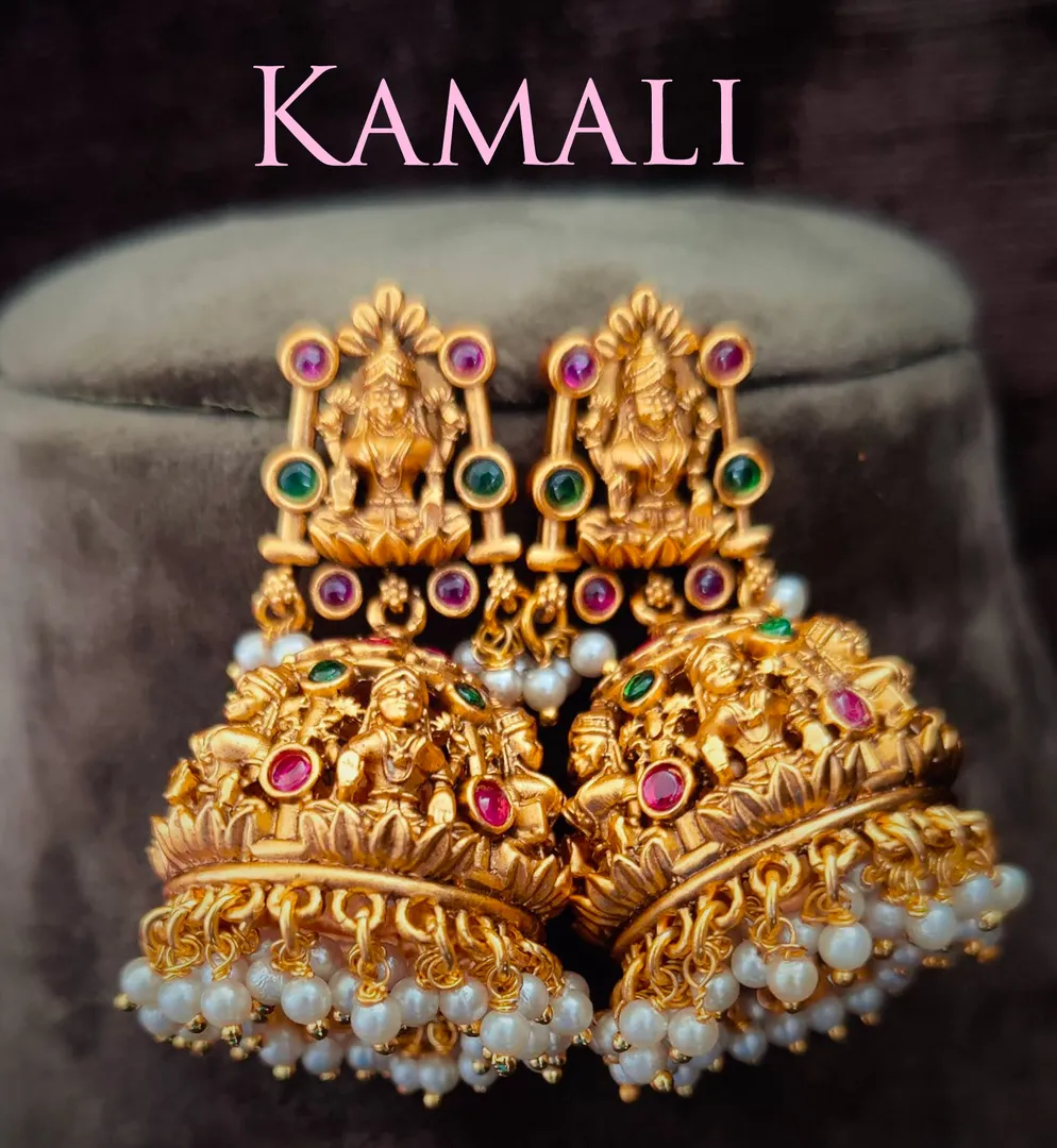 Antique Jumkkas
Adorned with Kempu stones and cla...