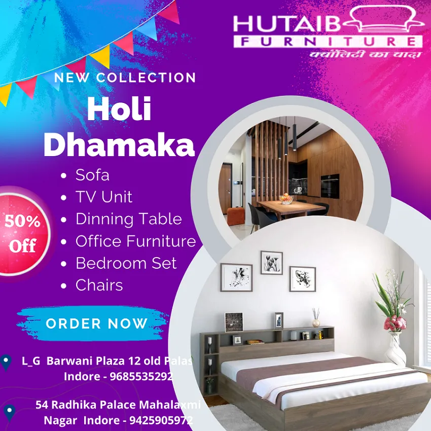 Holi Offer 50% Off Shop your home and office furni...