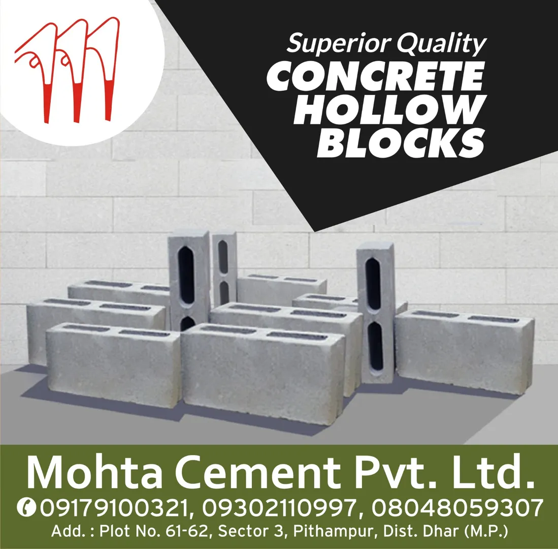 Best Hollow Blocks Manufacturer In Pithampur
Concr...