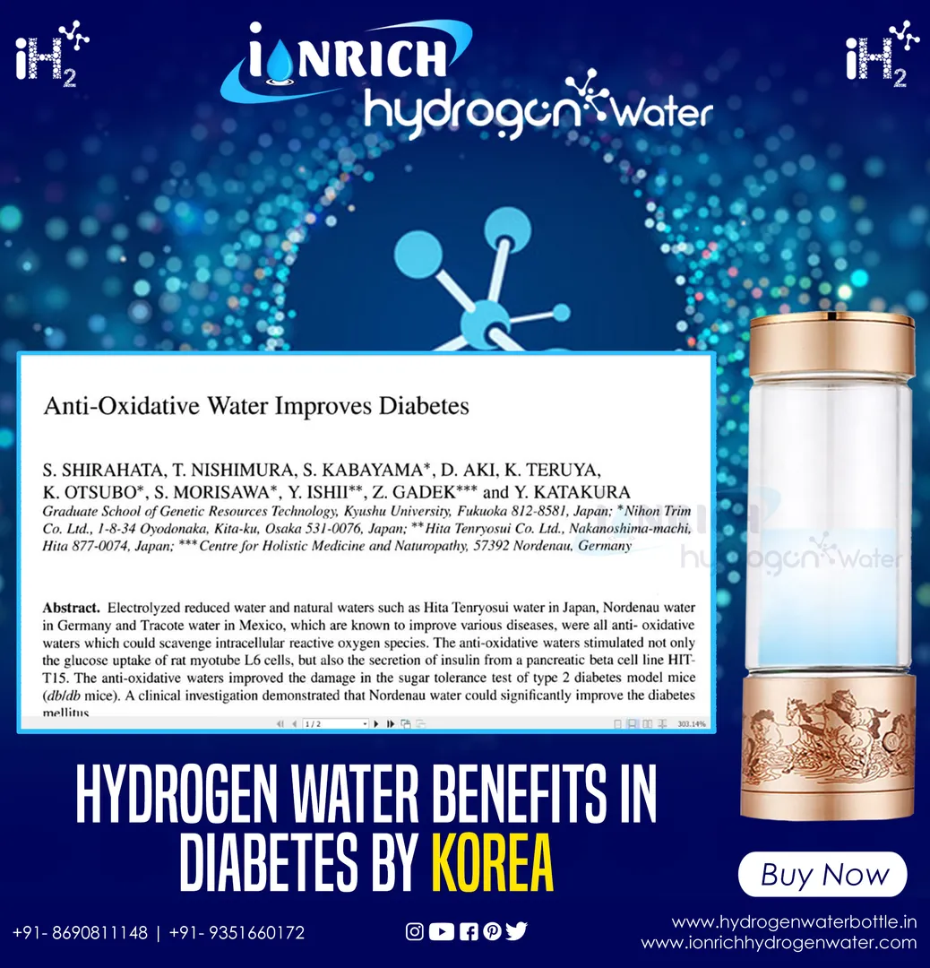 #Hydrogen_water_benefits_in_Diabetes
As we all kno...