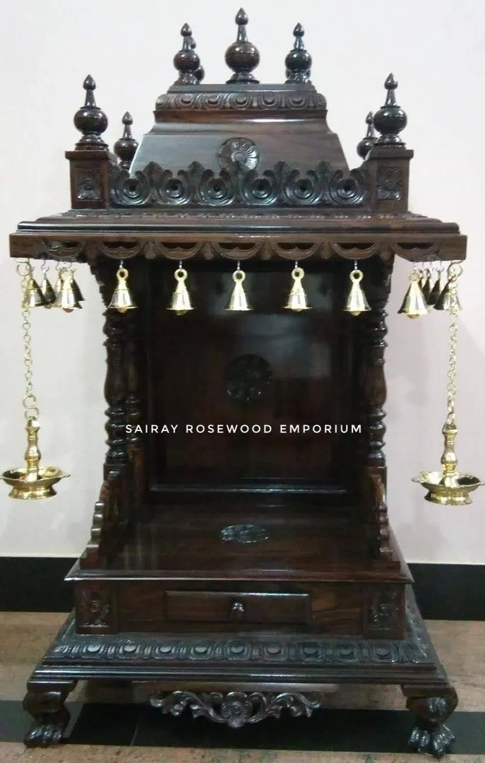 Rosewood Pooja mantap Special Pooja mandair
Depth...