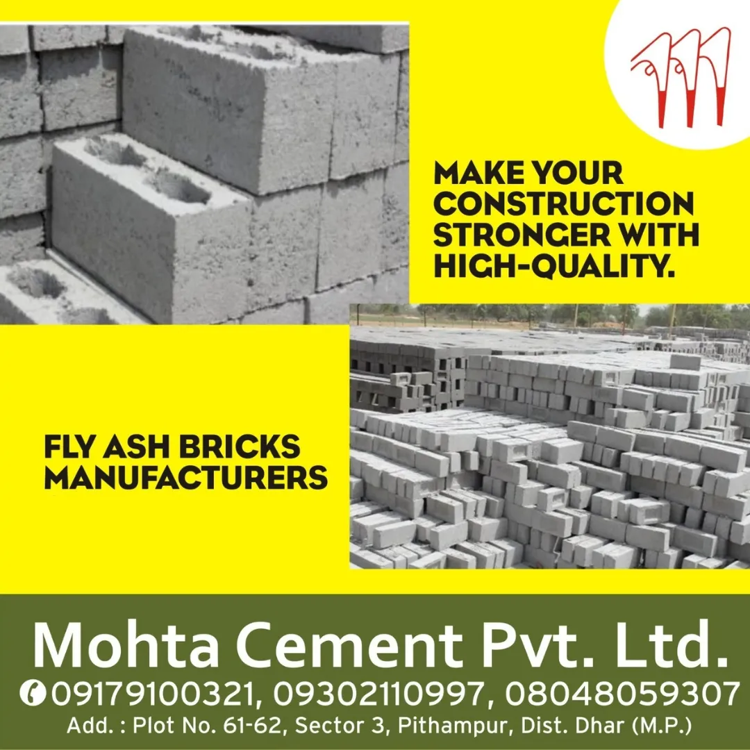 Good Quality Fly Ash Bricks and Solid Concrete Blo...