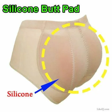 Silicone hip panties. Body shape garments. Shape u...
