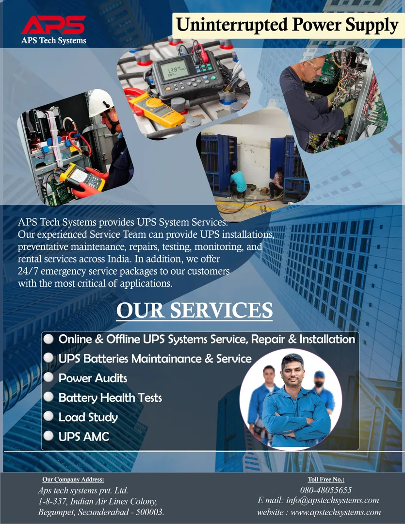 UPS Systems Services and Maintenance, UPS Systems ...