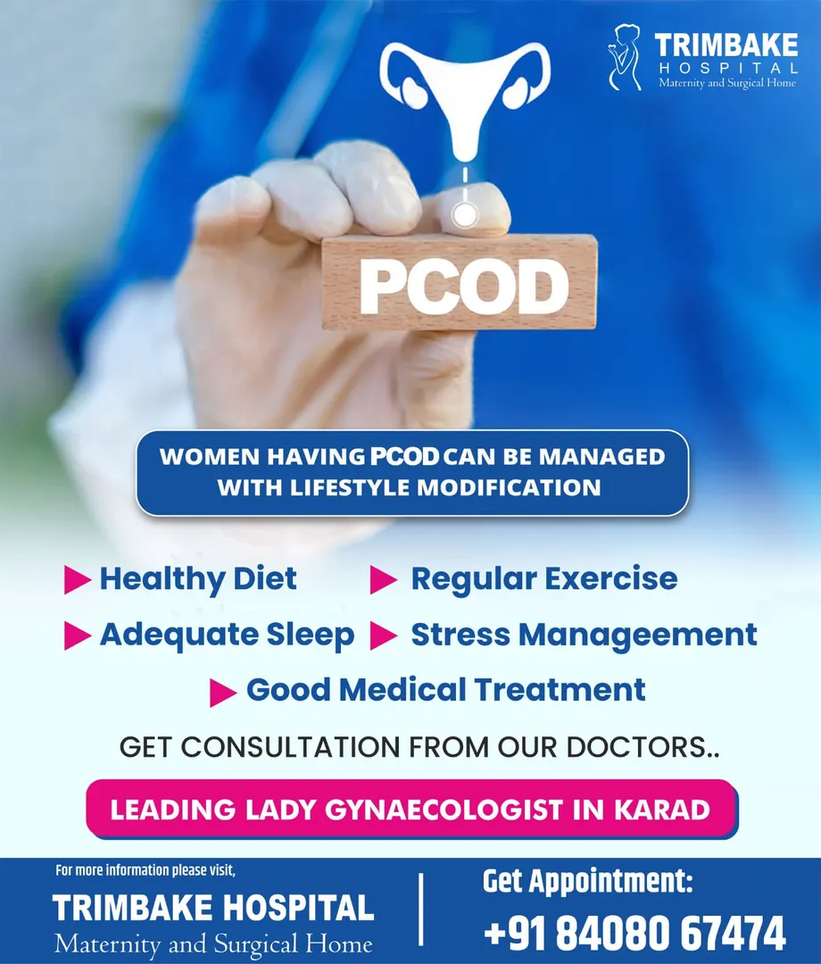 What happen when woman has PCOD...
PCOD is caused ...