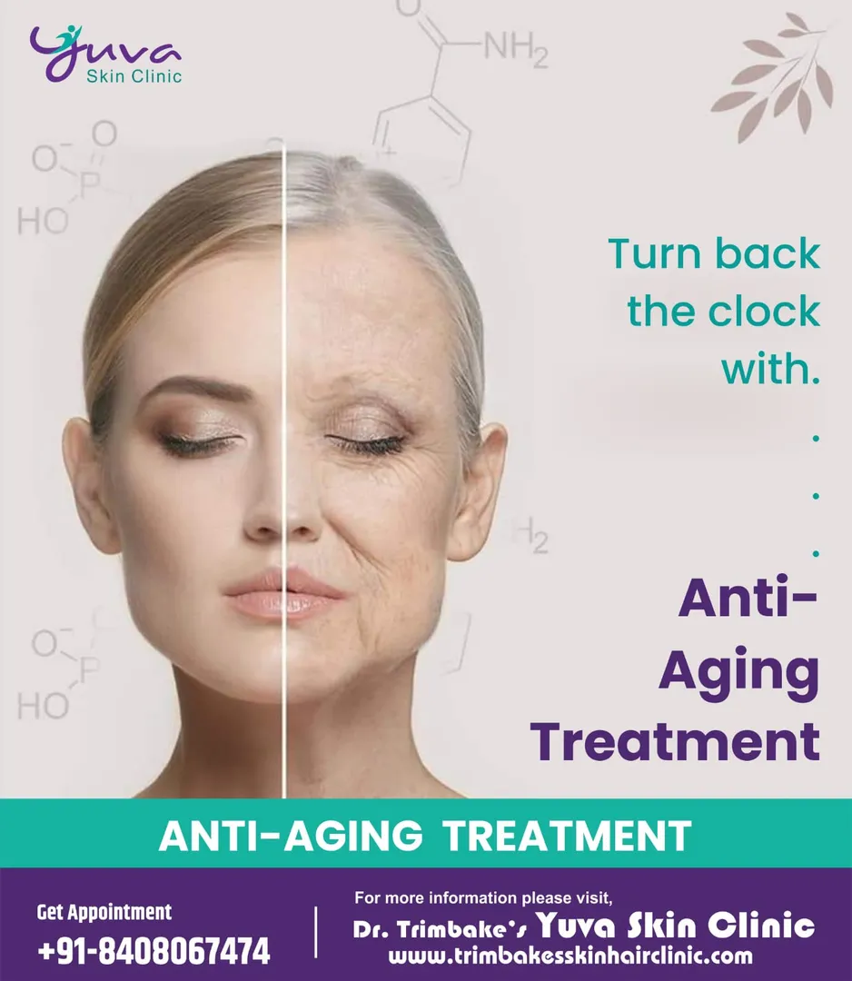 Looking old because of wrinkles and sagging skin.....