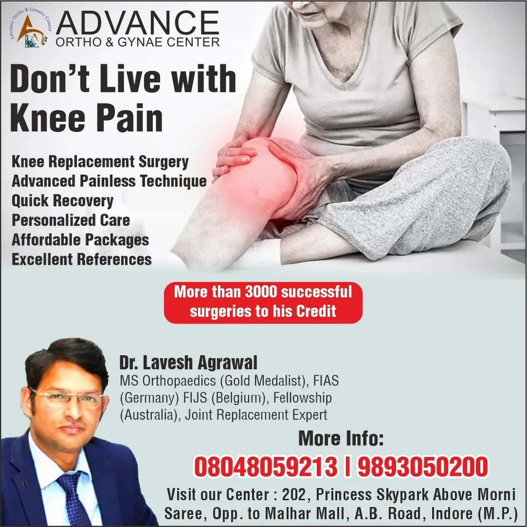 Knee replacement Surgery in Indore
Now it's time t...