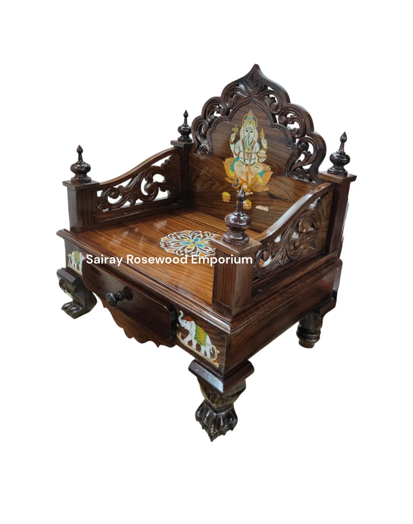 Rosewood Pooja Mandasana
Depth 15"
Width 21"
Hei...
