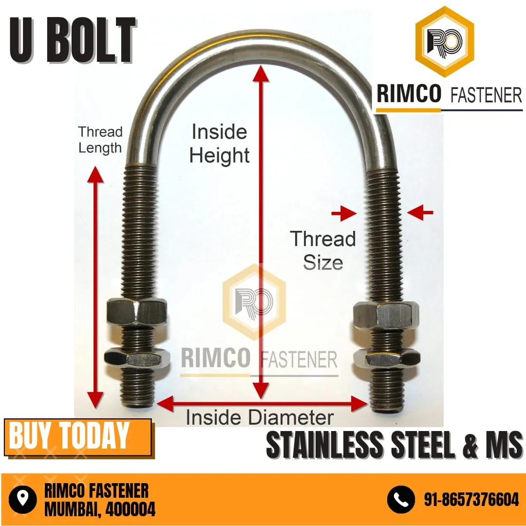 STAINLESS STEEL U BOLT
Stainless Steel U Bolt Manu...