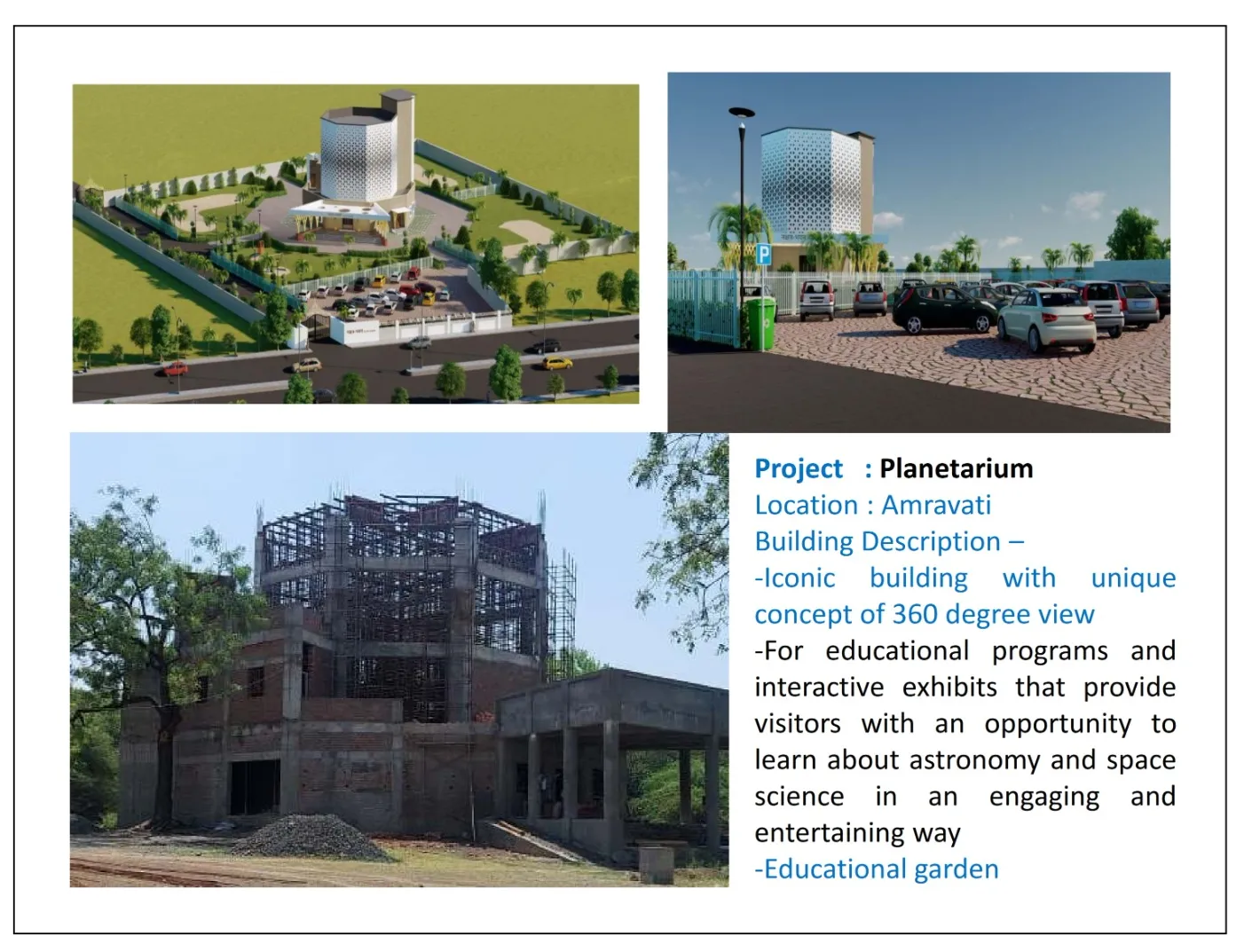 Location : Amravati
Building Description – #planet...