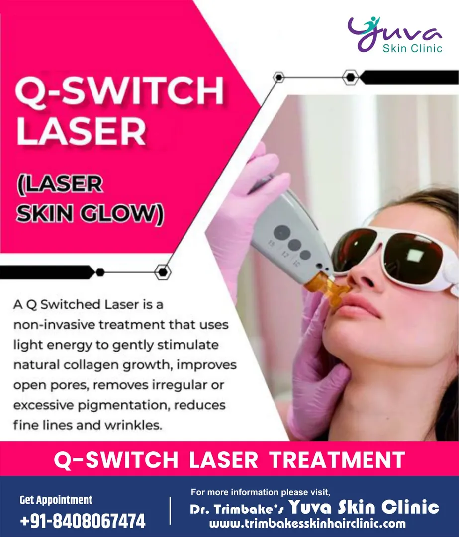 The Q-switched laser technique is used to remove u...