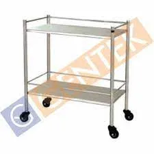 Instrument Trolley - 2 Shelves manufacturer in Gur...
