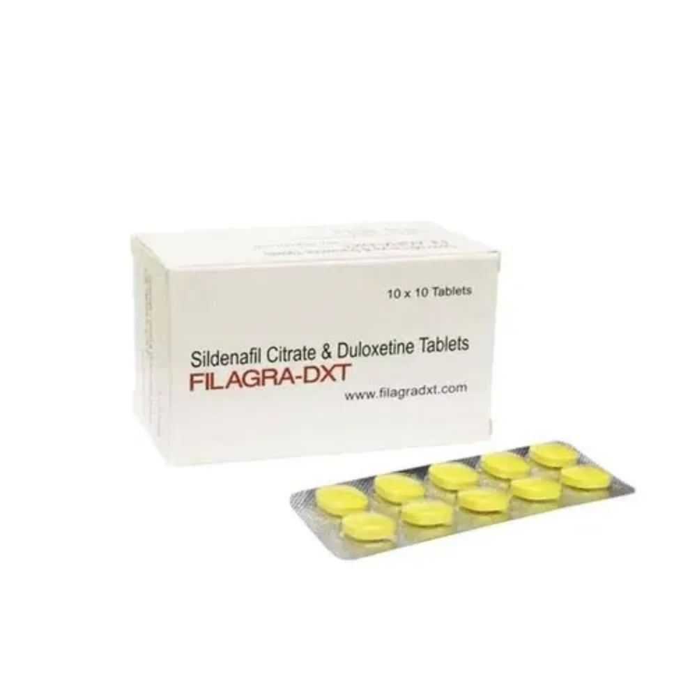 Filagra DXT Tablet – Fast-Acting ED & PE Treatment | Sildenafil + Dapoxetine | Global Exporter India