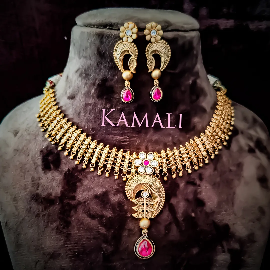 Kundan Necklace Set for Women
Kamali Queen Radian...