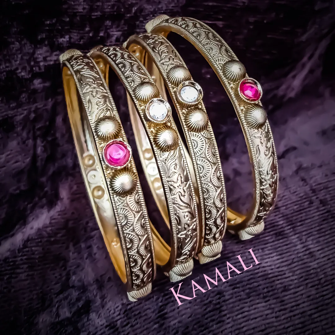 Kundan and Kemp Bangles
Kamali Queen Radiance Col...